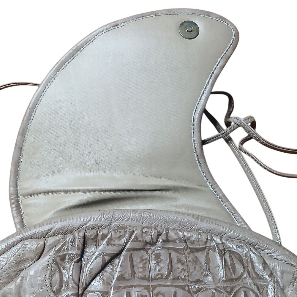 FIFTH AVENUE‎ HANDBAG TAN SHOULDER STRAP VINTAGE LEATHER - Picture 4 of 9